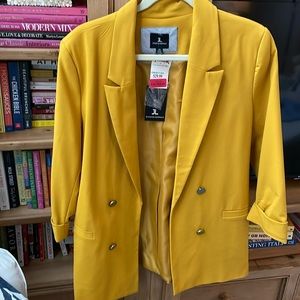 Jules & Leopold Mustard Blazer
